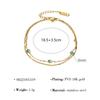 Pulseira de Metal Flor Lua Diamante Transfronteiriça Conjunto Pulseira com Pingentes Multicamadas Vintage para Mulheres Pulseira de Alta Qualidade