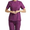 Médico de quirófano de urgencias Ropa de cepillado Ropa quirúrgica de manga larga Ropa de trabajo de hospital Traje dividido de manga larga y corta Ropa dividida