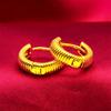 Oro de arena de Vietnam Aretes de Oruga para Mujer Hebilla de oreja hebilla moda femenina aretes de oro de arena aretes de Oruga