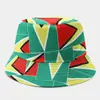 Novo Chapéu de Balde com Elemento de Bandeira Multi-País Transfronteiriço (Chapéu Bucket Casual Tendência Estilo Logo de País) SJ