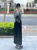 Top de punto hueco de manga larga estilo perezoso para mujer, Nuevo de verano 2026, Casual, holgado, versátil, con abertura, protector solar