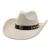 Comercio Exterior Transfronterizo Sombrero de Sol para Primavera y Verano Sombrero de Vaquero Gamuza Suave Estilo Europeo y Americano Sombrero Jazz Sombrero de Ala Grande