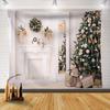 Amazon gran oferta Navidad tela colgante decoración hogar sala de estar habitación tapiz tela de fondo para fiesta de Navidad
