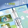 Álbum de Registro de Crecimiento con Tapa de Cuero para Niños de Preescolar, Carpeta Transparente de Hojas Sueltas para Niños, Álbum de Colección de Premios para Estudiantes de Primaria