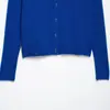 Ins ropa de mujer al por mayor estilo europeo y americano transfronterizo otoño nuevo vintage cuello redondo versátil chaqueta de punto liso 2893102