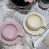 Taza para Huevo Estilo Escandinavo Color Sólido Casual Ins Café Latte Art Taza y Platillo Té de la Tarde Vajilla Taza de Té Negro Souvenir
