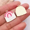 Acessórios para Joias DIY Liga Esmaltada Série Dia dos Namorados Buquê de Corações Pingentes Pulseiras Colares Chaveiros Charms