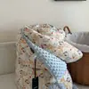 Colcha estilo coreano CELING con un lado de algodón tejido ultrasuave y el otro lado de fibra de frijol calmante, apta para camas individuales o dobles, lavable a máquina, para uso en primavera, otoño e invierno