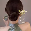 Nuevo Pasador de Pelo Qipao Estilo Chino, Pasador Simple y Elegante en Forma de U, Accesorio para el Cabello de Pasador de Estilo Antiguo para el Viaje Diario de Nicho