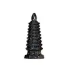 "Ornaments da Torre Wenchang de Cristal Natural Preenchidos com Resina" Mesa Estudo Resina Cristal Torre Wenchang