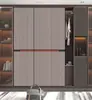 Armario de Puerta Deslizante de Madera Maciza Minimalista Moderno Puerta Deslizante de Armario Puerta Deslizante Tablero de Madera Maciza Multicapa de Madera Maciza
