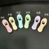 Pinza Blanca para Colgar Ropa Pinza Multifuncional de Plástico para Colgar Ropa Pinza de Dedo para Pantalones Cortos Pinza Redonda de Colores para Niños