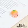 Legumes e frutas pequena tartaruga luminosa resina diy jóias acessórios par saco cego maré jogar pequenos ornamentos atacado