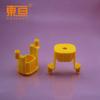YZJT-372530-130 mesa de máquina cilíndrica amarilla mesa de motor agujero octagonal cilíndrico placa de inserción piezas de producción pequeñas