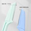 Set de cuchillo para recortar cejas al por mayor de fábrica, cuchillo plegable para afeitar cejas para niñas, fácil de llevar, hoja de acero inoxidable resistente a los arañazos para principiantes