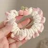 Elástico de cabelo scrunchie oversized estilo coreano para meninas, com uma vibe casual de alta qualidade, acessório de cabelo que não aperta