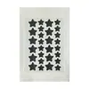 Patches Coloridos para Acne em Formato de Estrela com 40 Peças, Venda Direta do Fabricante, Patches Removedores de Acne, Absorventes, Isolamento, Corretivo Portátil para Maquiagem de Pele