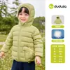 Novedad 10% de descuento Colección de Chaquetas Ligeras de PlumasChaqueta Corta para Niñas Dudu Engrosada de Invierno para Niñas