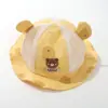 Sombrero de cubo para bebé sombrero de cuenca para bebé versátil sombrero de malla para el sol protección solar transpirable verano súper lindo para salidas lindo