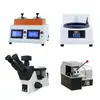 Conjunto Completo de Equipamentos para Teste de Amostras Metalográficas, Máquina Automática de Lixar e Polir, Máquina de Corte, Microscópio, Máquina de Montagem, Instrumentos de Teste