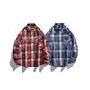 Camisa retro de estilo americano de nueva moda nacional de otoño UNDREST, camisa informal holgada de manga larga para hombre CS26