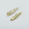 16*57mm Aleación Hueca Tallada Flor Horquilla DIY Accesorios de Joyería Estilo Antiguo Adorno para el Cabello de Metal Kit de Materiales