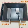 Bandeja de cenizas engrosada, Caja de carbón móvil de estilo antiguo para quemar, Caja rectangular de hierro para carbón, Cubo de cenizas, Caja de hierro de construcción