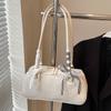 Bolsa Boston Simples Estilo Suave Popular Coreana Versátil Estilo Estrangeiro Moda High-End Bolsa de Ombro para Mulheres