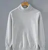 Suéter de Punto Informal de Cuello Redondo para Hombre, Color Sólido, Talla Europea, Colección Otoño/Invierno 2026 de Comercio Exterior
