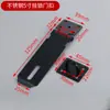 Fechadura de porta dobrável anti-roubo de ângulo reto de 90 graus espessada, fechadura de porta de armário de gaveta, fivela de cartão, fechadura anti-roubo de aço inoxidável