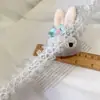 En Stock Cinta Iridiscente de 2.5cm Encaje Tejido Hueco Adorno Estilo Chanel Materiales para Accesorios de Cabello DIY Decoración de Ropa