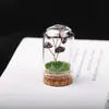 Árvore da Fortuna de Cascalho de Cristal Amarelo e Rosa Púrpura Tecida à Mão Decoração Ornamentada Mini Árvore de Cristal para Casa e Carro