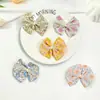 Tecido Floral Estilo Pastoral com Laço de Renda, Acessórios de Cabelo Feitos à Mão DIY, Roupas de Boneca, Sapatos para Pets, Chapéus, Acessórios Semi-Acabados