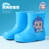 Botas de Lluvia para Niños, Lindos Dibujos Animados para Niños y Niñas, Cubrezapatos Impermeables para Bebés de Guardería, Botas de Lluvia Antideslizantes para Niños Medianos y Grandes con Terciopelo