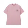 CrossCH Croata Genuino Mismo Estilo Marca de Moda Más Vendido Alta Calidad Bordado Sánscrito Camiseta de Manga Corta para Hombre Manga Media