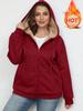 Amazon transfronteiriço Europa e Estados Unidos novo casaco feminino inverno explosões quente pelúcia com capuz casaco suéter top feminino