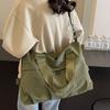 Bolso de tela de nailon para mujer, bolso de mano de gran capacidad, bandolera de verano 2024, nuevo bolso de hombro portátil de clase para viajeros