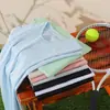 26 Novas Camisetas Esportivas de Golfe de Manga Curta para Homens e Mulheres Respiráveis de Secagem Rápida Proteção Solar Ke Longseco Golfe Gola Redonda