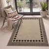 Tapete de Entrada com Padrão Tecido Estilo Nórdico, Tapete Espessado Removedor de Poeira e Raspador de Lama, Impermeável e à Prova de Umidade, Tapete Decorativo para Entrada de Casa