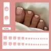 Delicado, Doce, Simples, Moda Estilo Francês, Valoriza o Corpo, Versátil, Estilo Ins Europeu e Americano, Unhas dos Pés Removíveis, 30 Peças