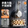 Soporte para cabezal de ducha sin taladro con ventosa, interfaz ajustable universal para fijación de cabezal de ducha en el baño