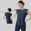 Nuevo Top de Yoga sin Mangas de Color Sólido para Mujer, Corte Holgado, Chaleco Fitness que Cubre el Cuerpo, Chaleco Deportivo Casual Transpirable para Correr