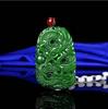 Colgante Pixiu de Imitación de Alta Calidad con Colgante de Jade Blanco de Mongolia Exterior, Joyería de Jade, Suministro de Regalos en Vivo
