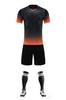 Direto da Fábrica lote 2023 novo hengleda cor gradiente conjunto de futebol gola V estampa clube treino equipe uniforme