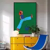 Pintura Decorativa Simples e Confortável de Personagem Dopamina para Sala de Estar, Entrada, Sala de Jantar, Quarto, Murais, Nichos, Arte de Parede