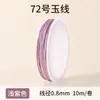 Venta directa de fábrica No.. 72 0.8 Cuerda Trenzada de Hilo de Jade DIY Pulsera de Joyería Tejida a Mano Hilo Colgante de Borla Cordón Venta al por Mayor