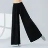 Ropa de Danza Clásica para Mujer, Cuello Alto Apilado Holgado, Suéter de Punto Holgado con Manga Murciélago, Top de Práctica para Performance de Danza China
