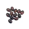 Anillo Ovalado de Piedra Ojo de Tigre Rojo para Mayorista Redondo Parche Redondo Múltiples Especificaciones DIY Incrustado Accesorios de Mesa