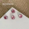 Piedra Suelta de Zircón con Forma de Flor de Ocho Lados 4-8 mm Pendientes DIY Tiktok Xiaohongshu Piedra Preciosa Más Vendida