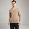 Suéter de Cachemir con Cuello en V para Hombre Suave Agradable a la Piel Ajustado Para Usar 100% Cachemir Puro Suéter de Punto Simple Casual Camisa Básica